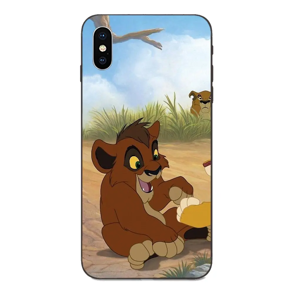 as picture Для Xiaomi Redmi Note 3 3S 4 4A 4X5 5A 6 6A 7 7A K20 Plus Pro S2 Y2 Y3 черный чехол для телефона чехол Чехол Simba и Нала" - Цвет: as picture