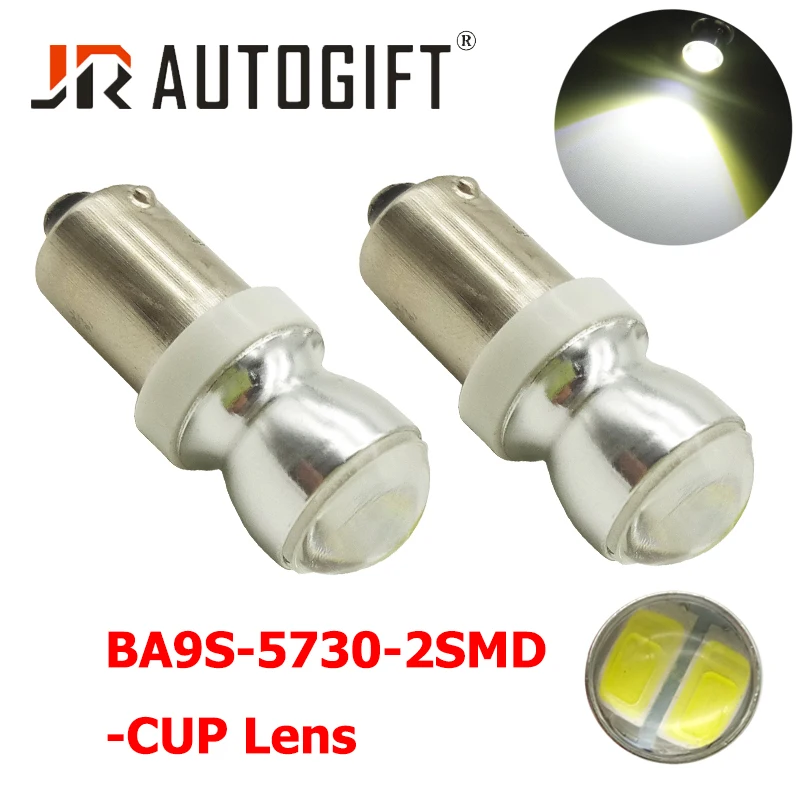 Автомобисветодиодный светодиодные лампы 100X BA9S SMD 5630 5730 T4W 233 1895, Купольные лампы для номерного знака, чтения, боковые фонари заднего хода, 12 В, 24 В постоянного тока