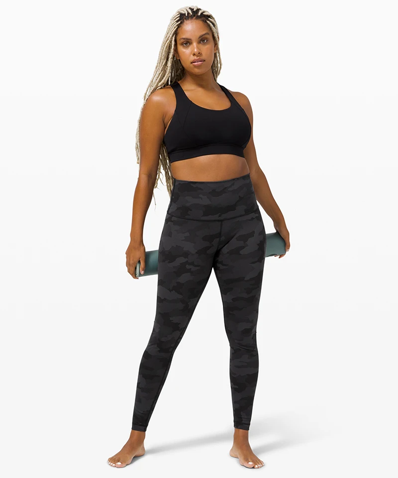 New Women Pants High Waisted Black Camouflage Sport Workout Push Up Elastic Seamless Leggings Cardio Training Breathable Pants