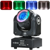 lyre beam hybrid moving head 60w dj lights with rgbw 4in1 led dmx control beam lights for disco parties christmas disco lighting