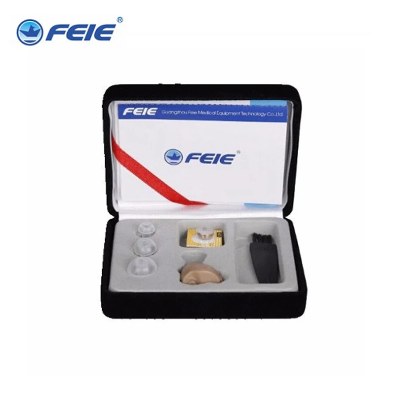 Feie S-218 медицинские наушники для глухих дешевые оптовые невидимые мини слуховые аппараты