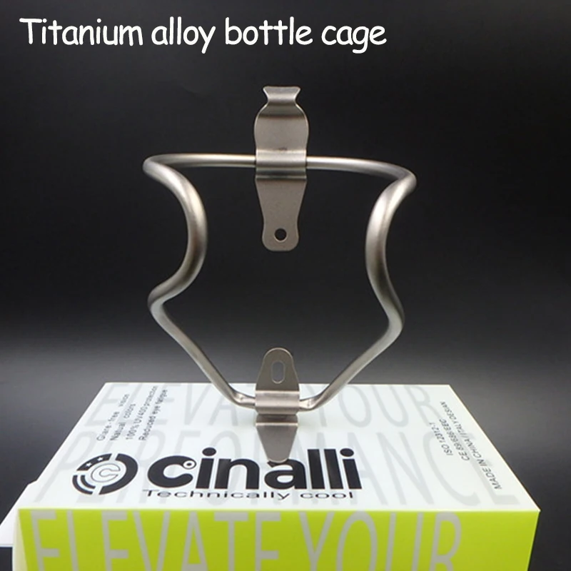 

Titanium Alloy Water Bottle Cage MTB Road Bike bottle Cage Ultralight Drink Holder Mountain Bike Bottle holder Cycling parts