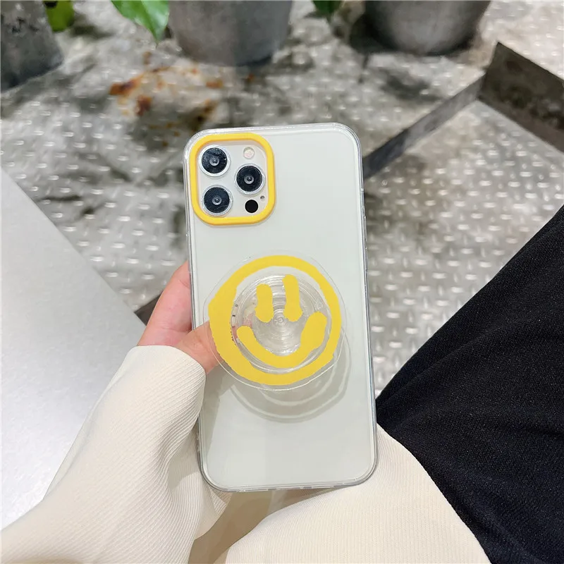 Симпатичный мультяшный чехол для телефона с рисунком улыбающегося лица IPhone 12 11 Pro