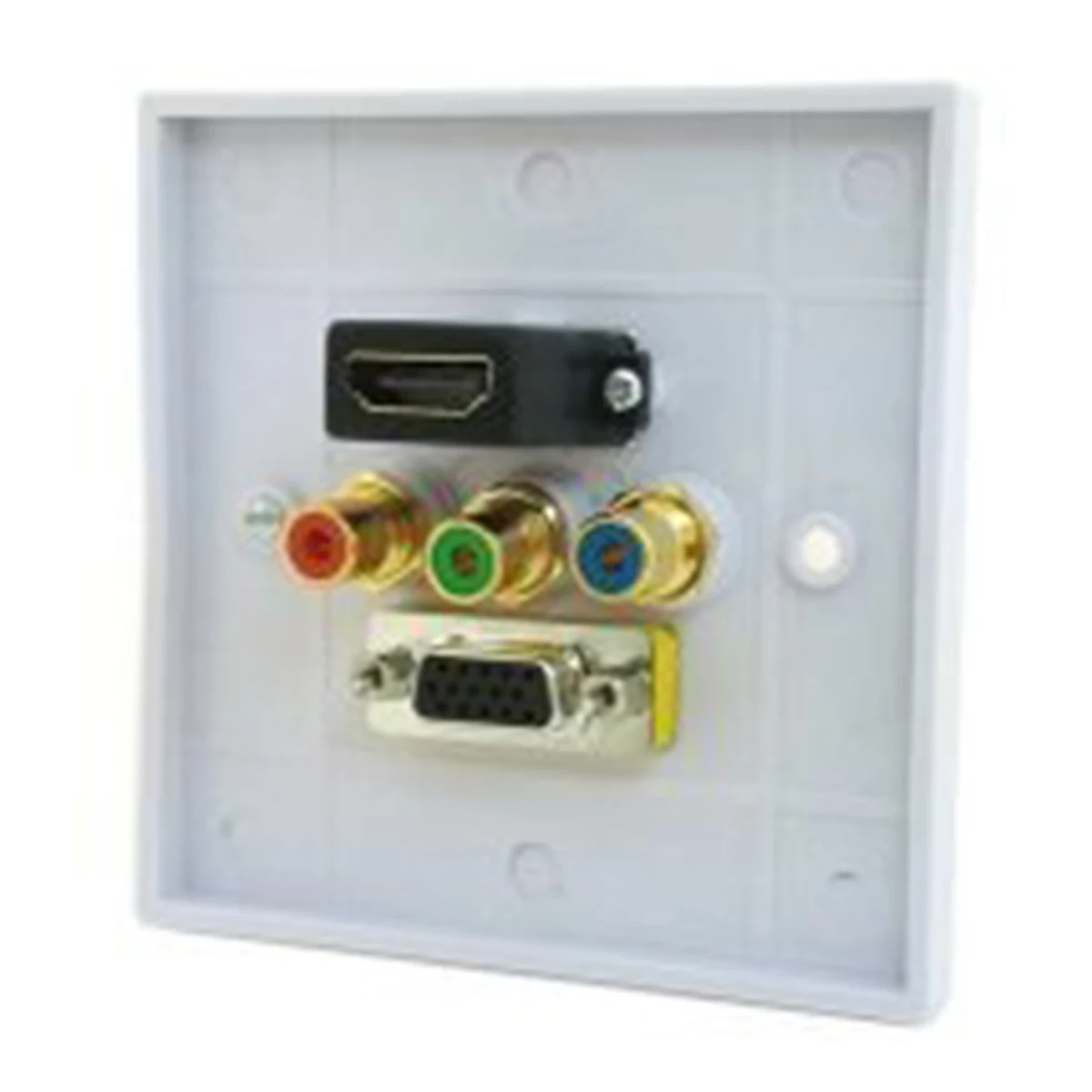Настенная панель HDMI Female VGA 3RCA AV композитная Видео Аудио адаптер разъём настенная