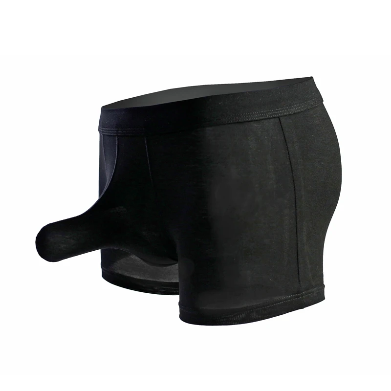 Трусы боксеры мужские из модала пикантное нижнее белье для пениса с большим