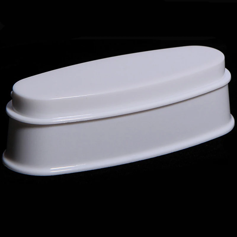 White Nail French Powder Box Simple Case High Quality Esy To Use Portable Exquisite Tool Accessories | Красота и здоровье