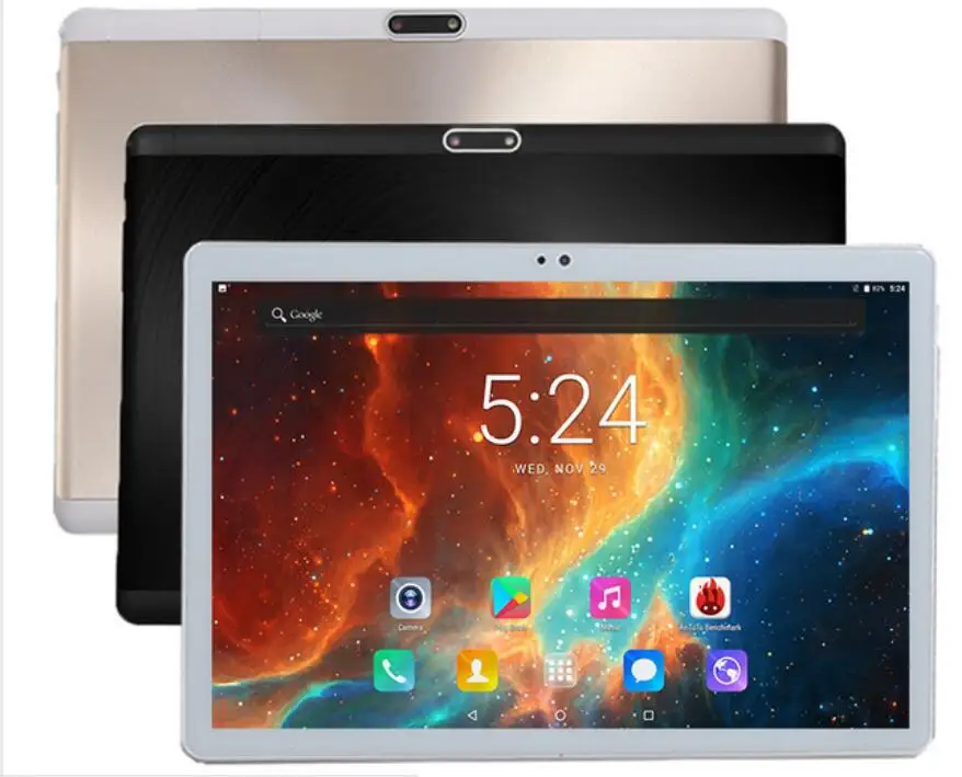 2.5D закаленное Стекло 10 дюймов Планшетные ПК Android 8,1 3g Телефонный звонок Octa Core 4 ГБ/32 Гб Две сим карты Wi-Fi ips+ клавиатура