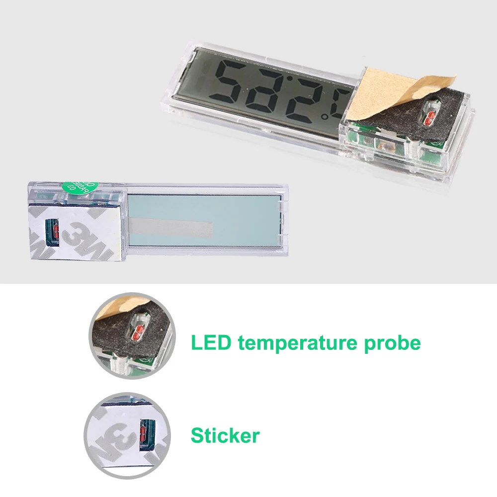Многофункциональный прибор для измерения температуры 3D ЖК-термометр аквариума