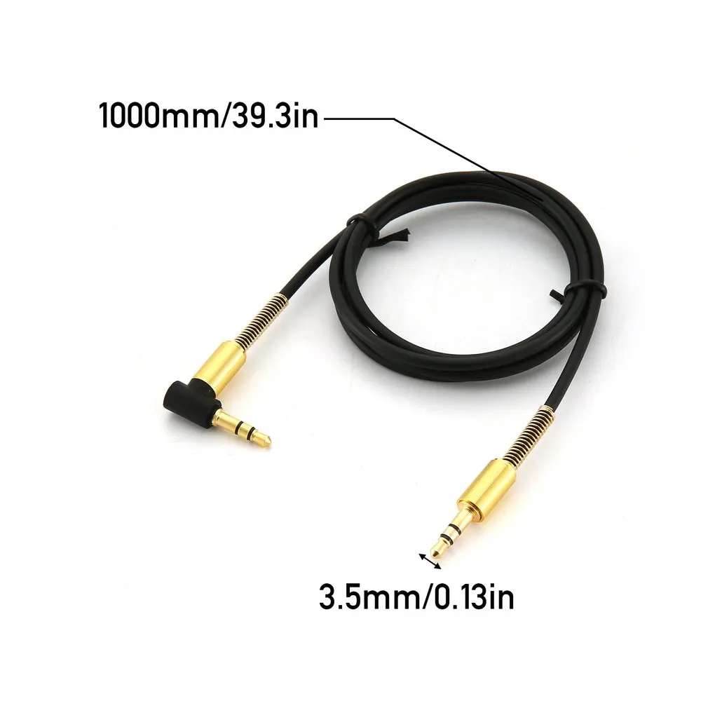 

Audio Cable 3.5 Mm Jack Speaker Cable Male to Male for DVD Amplifier Speakers Headphones 1m Audio Extension Cord AUX Polybag