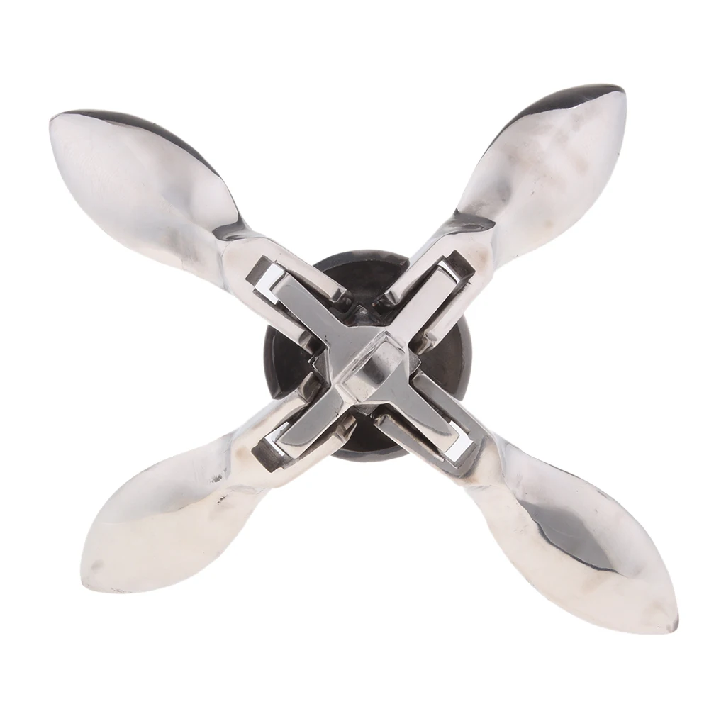 Складной грейнель из нержавеющей стали 0 7 кг/фунта|Морское оборудование| |