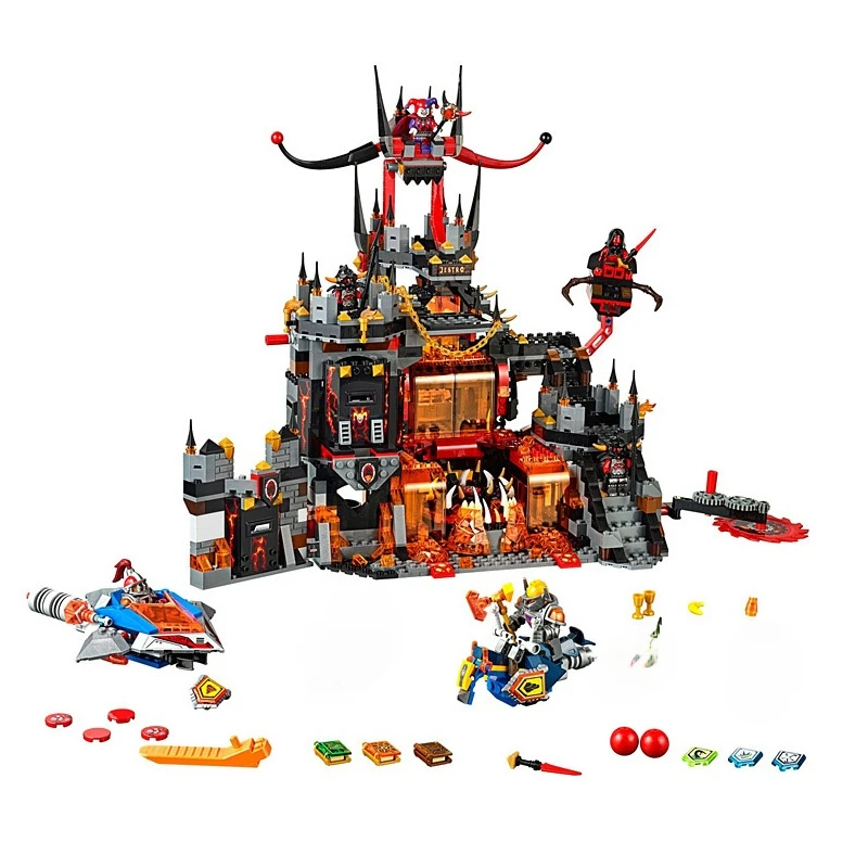 

70317 70323 70357 The Fortrex Jestro Volcano Lair Knighton Castle Figure building blocks bricks toys for children