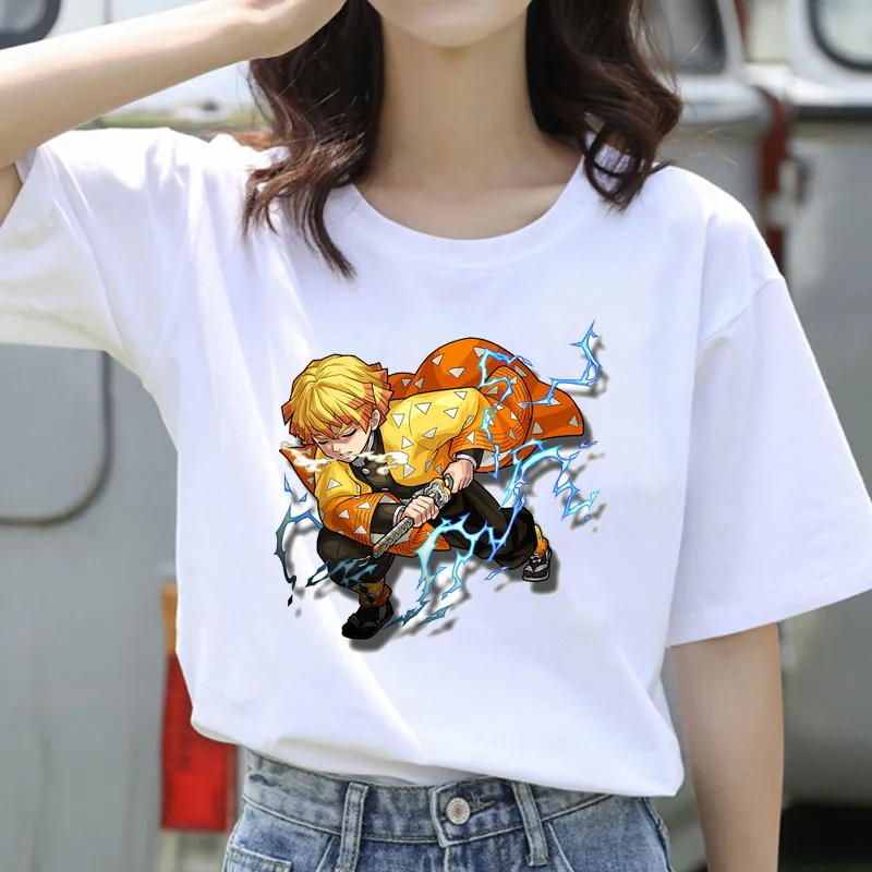 

Kimetsu No Yaiba Oversize Cool Short-Sleeve T-Shirt Design Cool Japanese Manga 3D Printed T-Shirts Plus Size Y2k Dress Tops