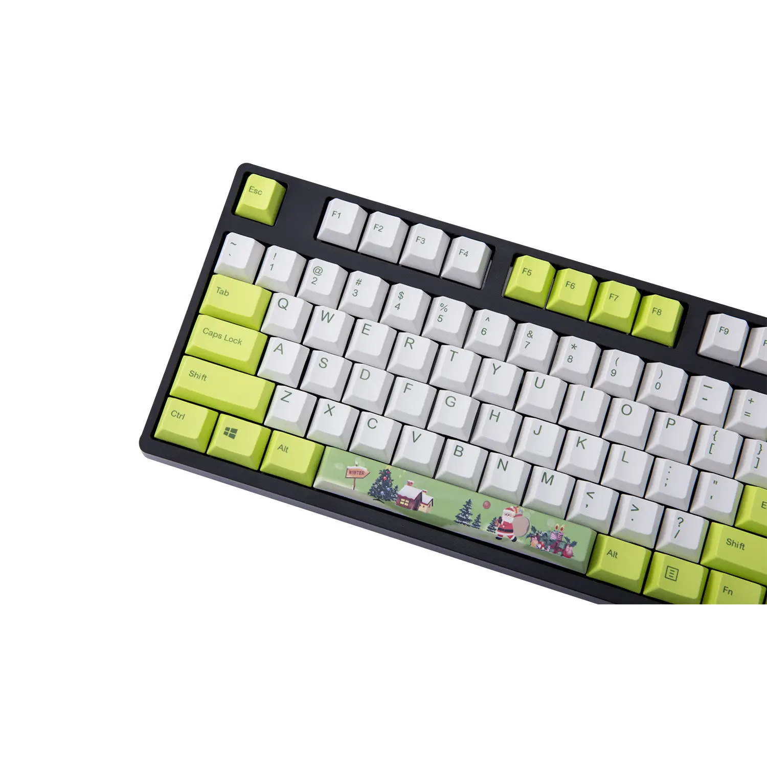 

Рождественская тематическая клавиатура с 104 клавишами, высокий профиль вишни, сублимационная Клавиатура Cherry MX, механическая клавиатура IKBC, ...