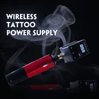 Новый беспроводной ЖК-блок питания для татуировок, мини аккумуляторная батарея 1950 мАч для тату-ручки, пулемет, бесплатная доставка