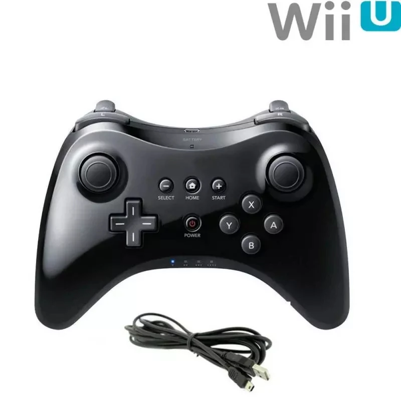 Wireless Blueteeth Controller Joystick Gamepad With USB Cable Trigger Game Pad Controller For Nintend Wii U Pro In Stock