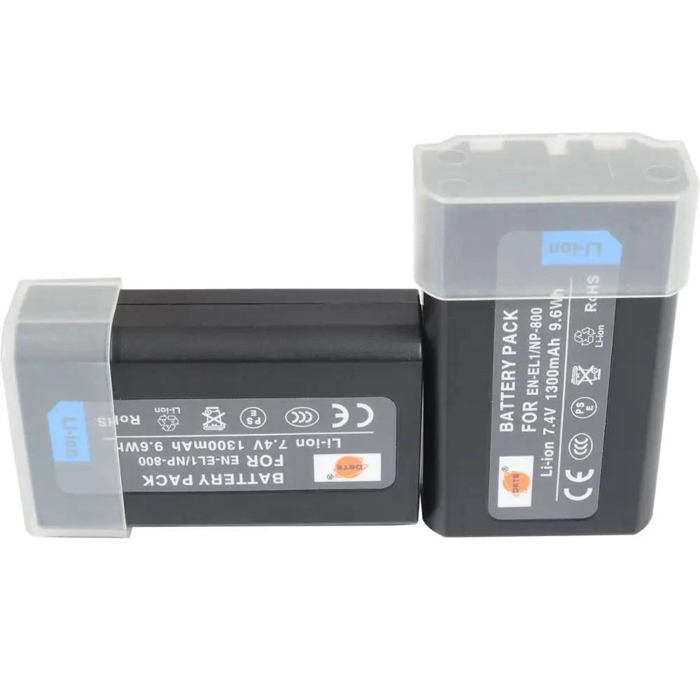 Аккумулятор DTE для камер NIKON COOIPIX 2 шт. аккумулятор 4300 4500 4800 5400 5700 775 8700 MINOLTA DIMAGE A200