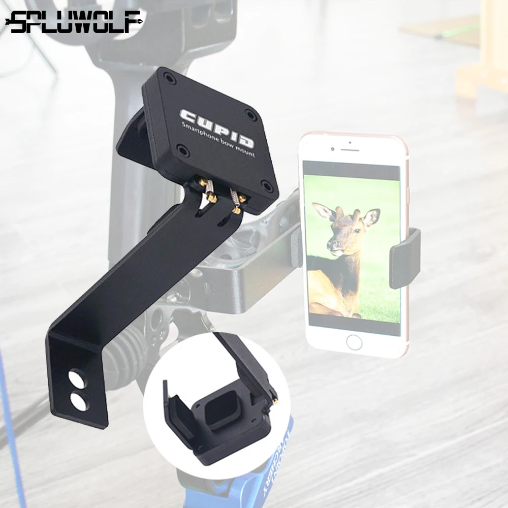 Archery Bow Mobile Phone Holder Stander Bracket Mount Stand