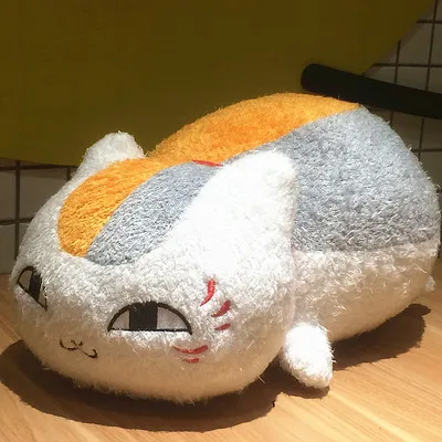 

Original Yuujinchou Nyanko Sensei Cat High Quality doll Large plush toy doll Hold pillow sleep Birthday Present For Child 38cm