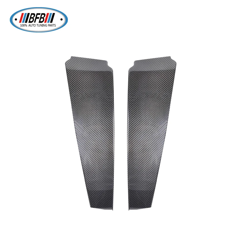 BFB 2 шт. оконные средние b-столбы планки покрытия глянцевый черный углеродный