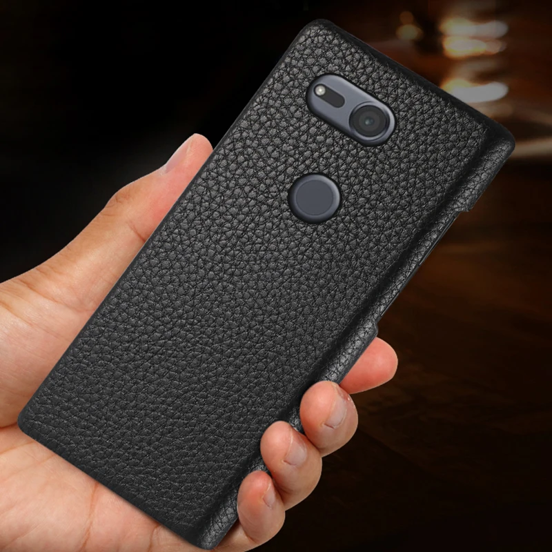 Кожаный чехол для телефона Sony Xperia X Z Z2 Z3 Z4 Z5 XZ2 XZ4 Compact XA XA1 XA2 Ultra XZ1 XZ Premium 5 8 10 Plus