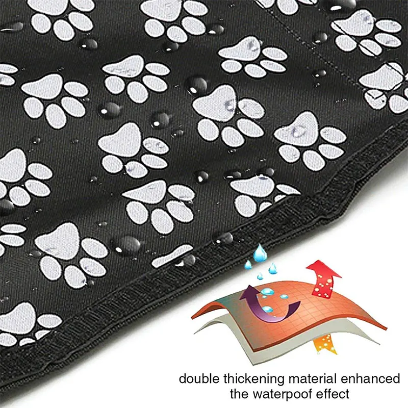 

Dog Cat Car Mat Newest Oxford Waterproof Pet Car Seat Cover Mats Rear Back Travel Protector With Safe Belt Dog Hammock Cushion