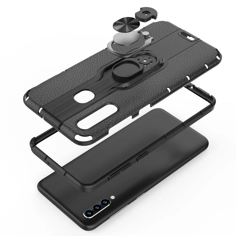 phone case For Samsung A50 A30A20 Magnetic bracket cover A7 2018 S10 Mote10 Plus Anti-fall Thin | Мобильные телефоны и