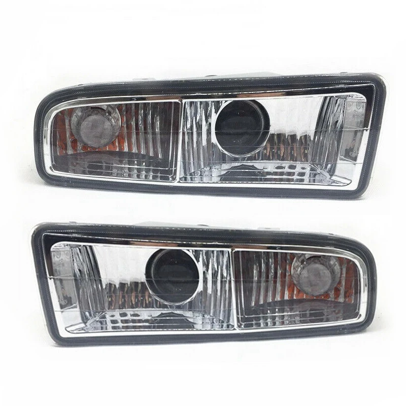 

2Pcs/Set Front Bumper Light Driving Lamp Cover Assembly Daytime Running Light Fog Lamp for Lexus LX470 1998-2007