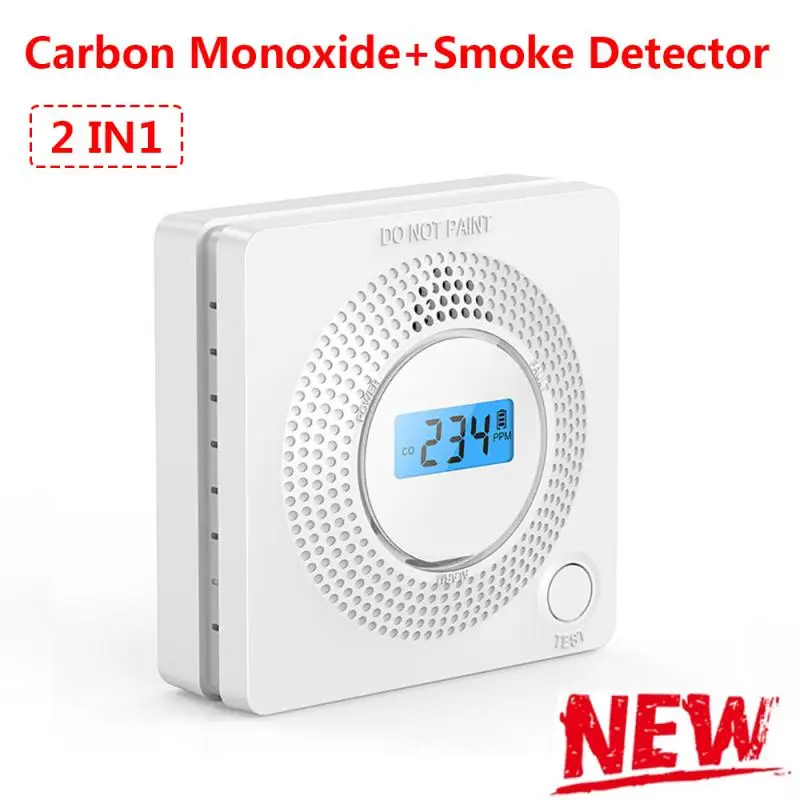 

Датчик дыма и газа, 2 в 1, со светодиодной подсветкой