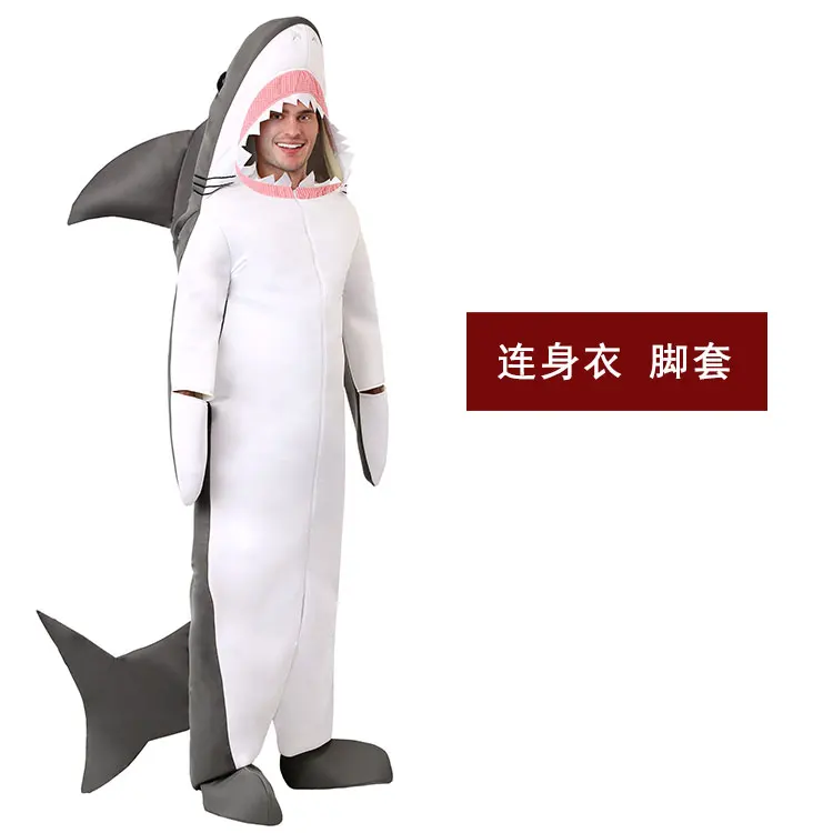 

Halloween stage show performance adult children marine animal shark great white shark hammerhead hammerhead shark costume