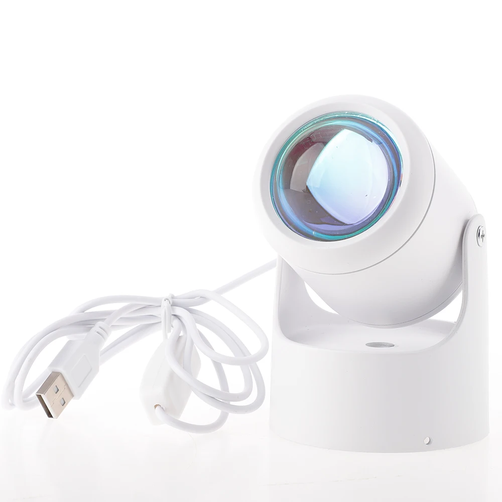 

Проекционная лампа С закатом и Usb-кнопкой, домашний декор для кофе, галактика, спальня, бар, настольное настенное освещение, цветной фон, свет...