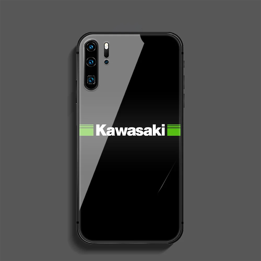 

Kawasaki Ninja Phone Tempered Glass Case Cover For Huawei Mate P 10 20 30 40 Lite Pro Smart Z 2019 Funda Fashion