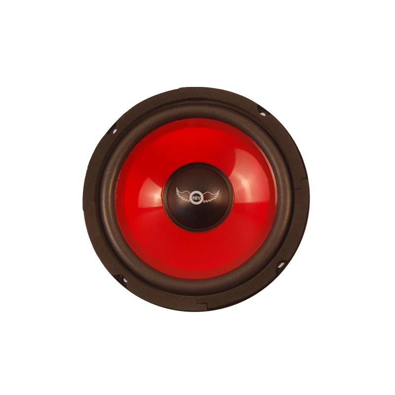 

6.5 Inch 165mm Car Mid-Range Speakers 150W 4 Ohm Red Injection Cone Foam Edge Waterproof Loudspeaker gtx 1660 New I KEY BUY