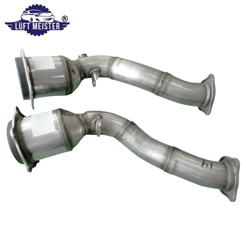 Пара передних каталитических конвертеров 958113021AX для Porsche Cayenne 4 8 V8 - Gas 2011-2014 без