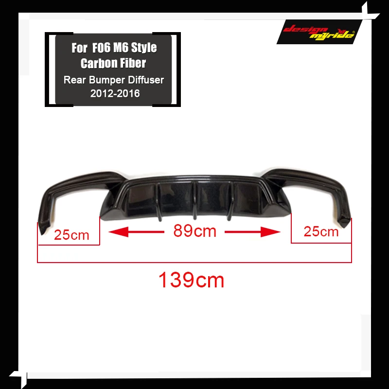 F06 диффузор для губ M6 style Carbon F12 Posterior BMW 640i 650i задний бампер m tech sport & m6 car 12