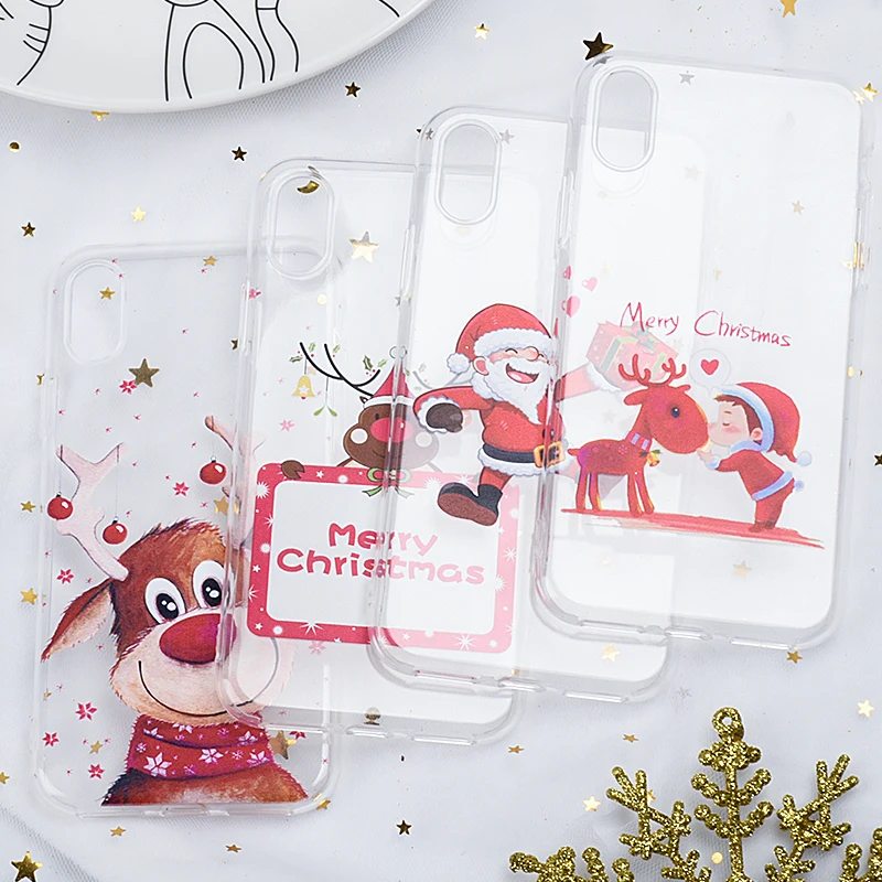 Phone Case For iPhone 11 Pro MAX 6.5 6.1 5.8 2019 XR XS 7 8 6 6s Plus Christmas Soft Silicone TPU Back Cover Coque Fundas |
