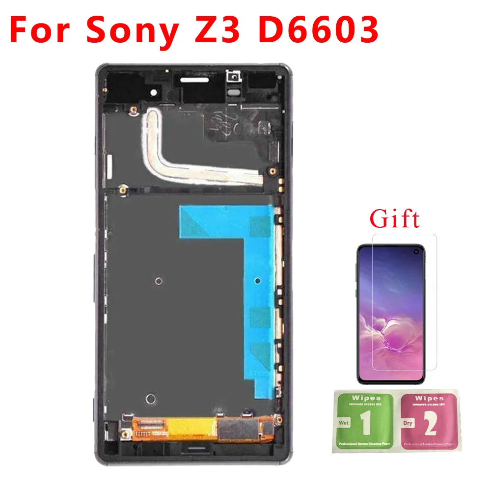 ЖК дисплей для Sony Xperia Z3 D6603 D6643 D6653 дигитайзер сенсорного экрана в сборе запасные