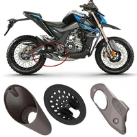 motorcycle accessories exhaust pipe guard retro muffler tail cover anti scald plate for zontes u1 125 u 125 u 155 u1 155