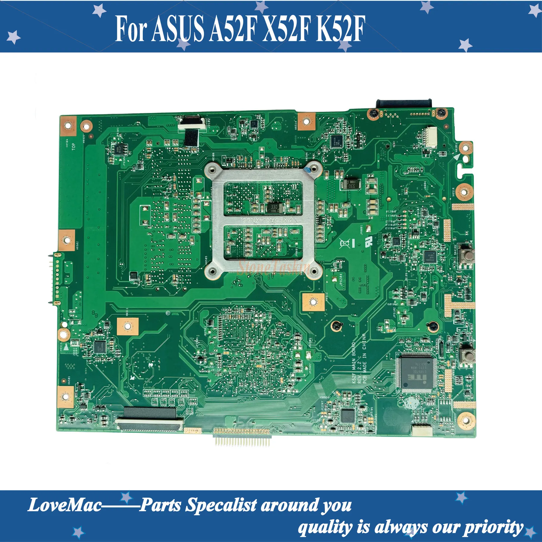 Высококачественная материнская плата 60-NXNMB1000 для ноутбука ASUS A52F X52F K52F PAG989 HM57 100%