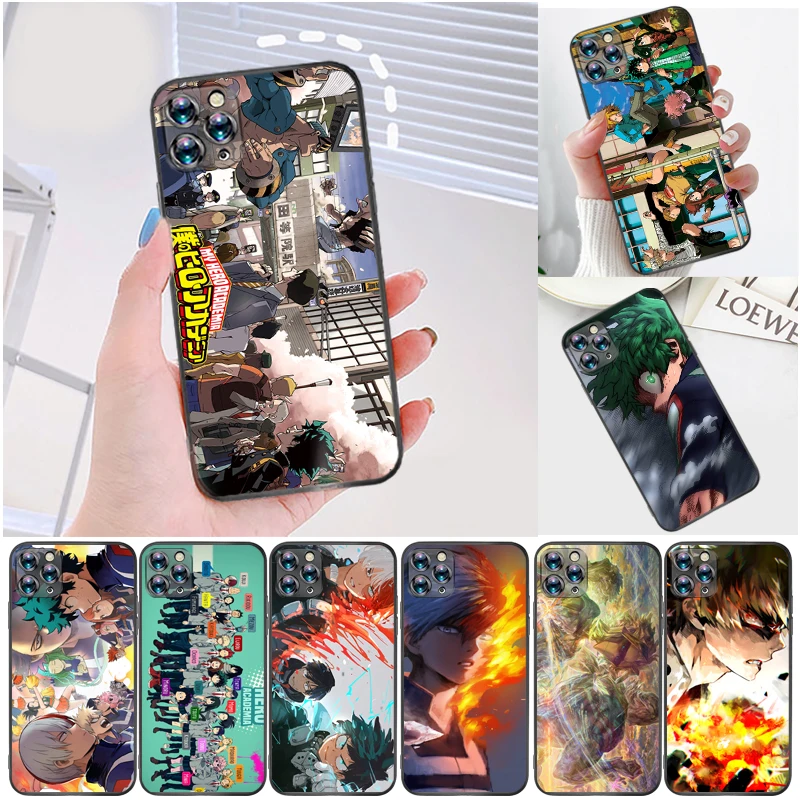 

My Hero Academia Tomura Boku Dabi Shigaraki Todoroki Shouto Bakugou Katsuki Phone Case For iPhone 6 6S 6Plus 7 8 Plus Funda