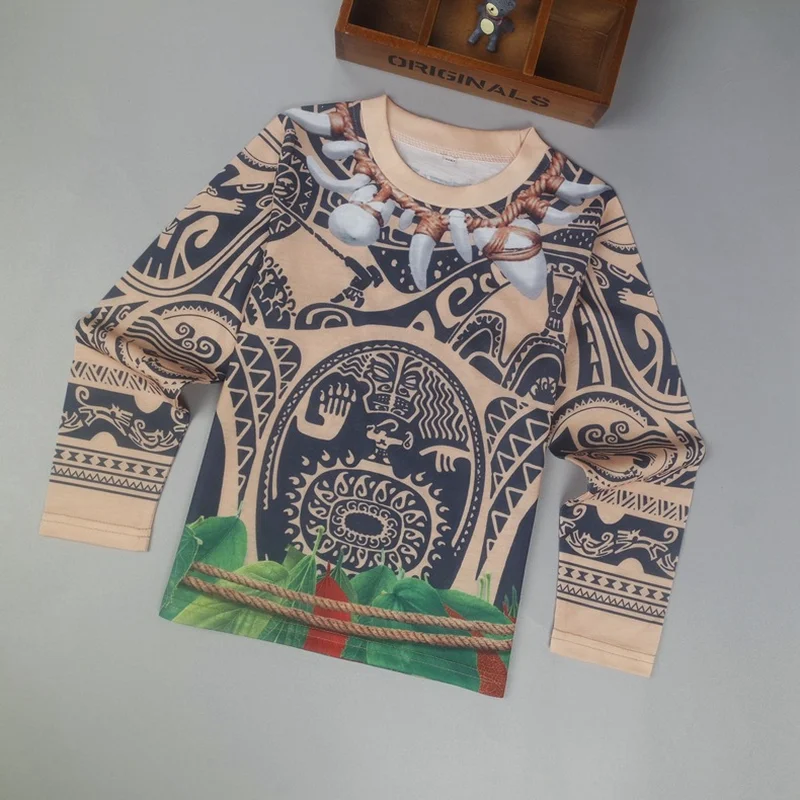 Toddler Baby Boys Clothes Sets Cartoon MOANA Costume Vaiana Element T-Shirt+pant Kids Outfits Children Clothing Casual for Boy |