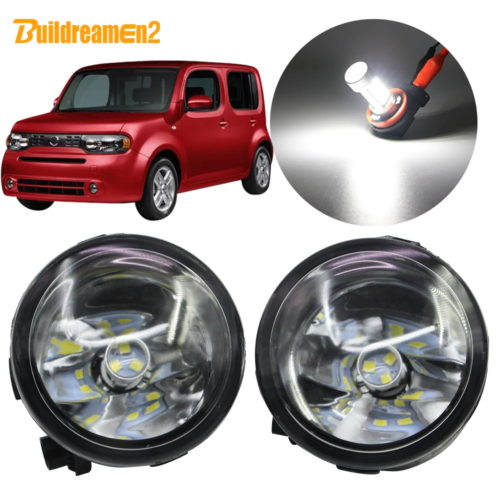 Buildreamen2 для Nissan Cube Z12 хэтчбек автомобильные аксессуары H8 H11 противотуманные