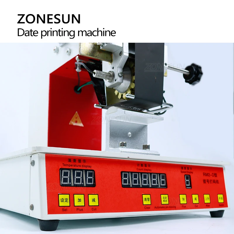 ZONESUN прокатки лента принтера Электрический горячей воды Термальность печатная