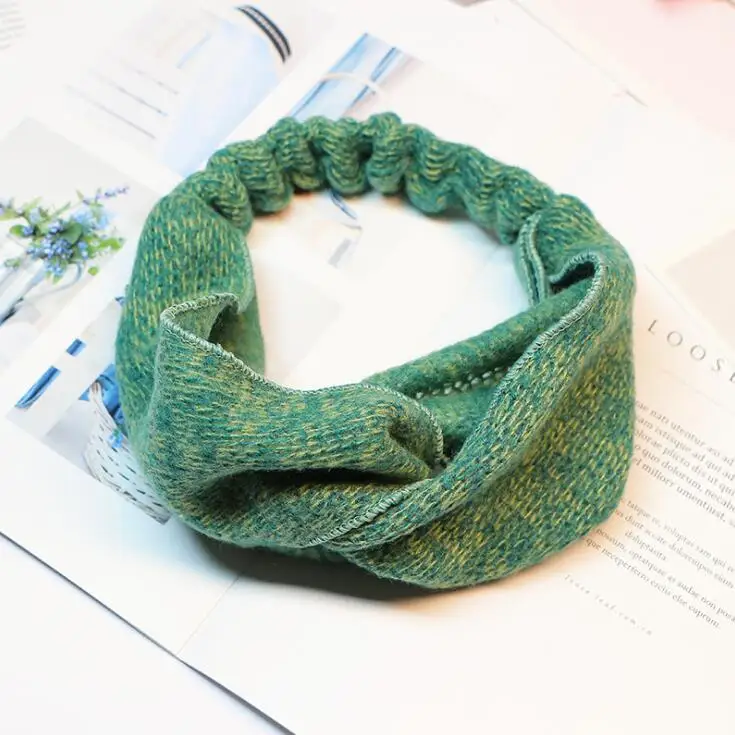 Хлопчатобумажная Женская повязкой на голову-чалмой однотонные Цвет узел