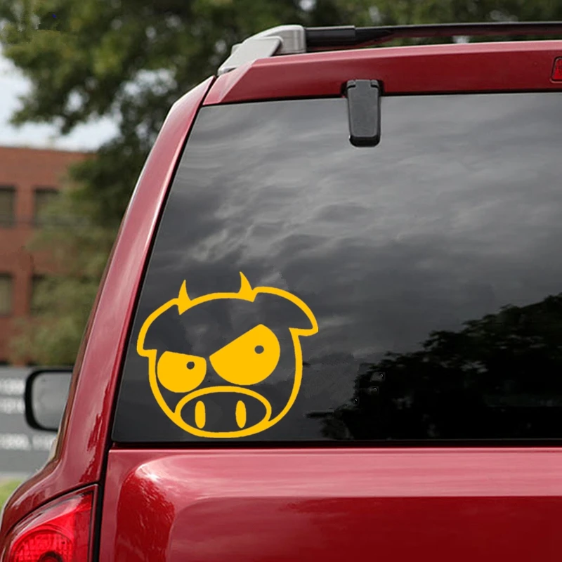 

Fuzhen Boutique Decals Exterior Accessories JDM Pig Die-cut Vinyl Decal Car Sticker Auto Decors on Car Body Bumper Rear Window