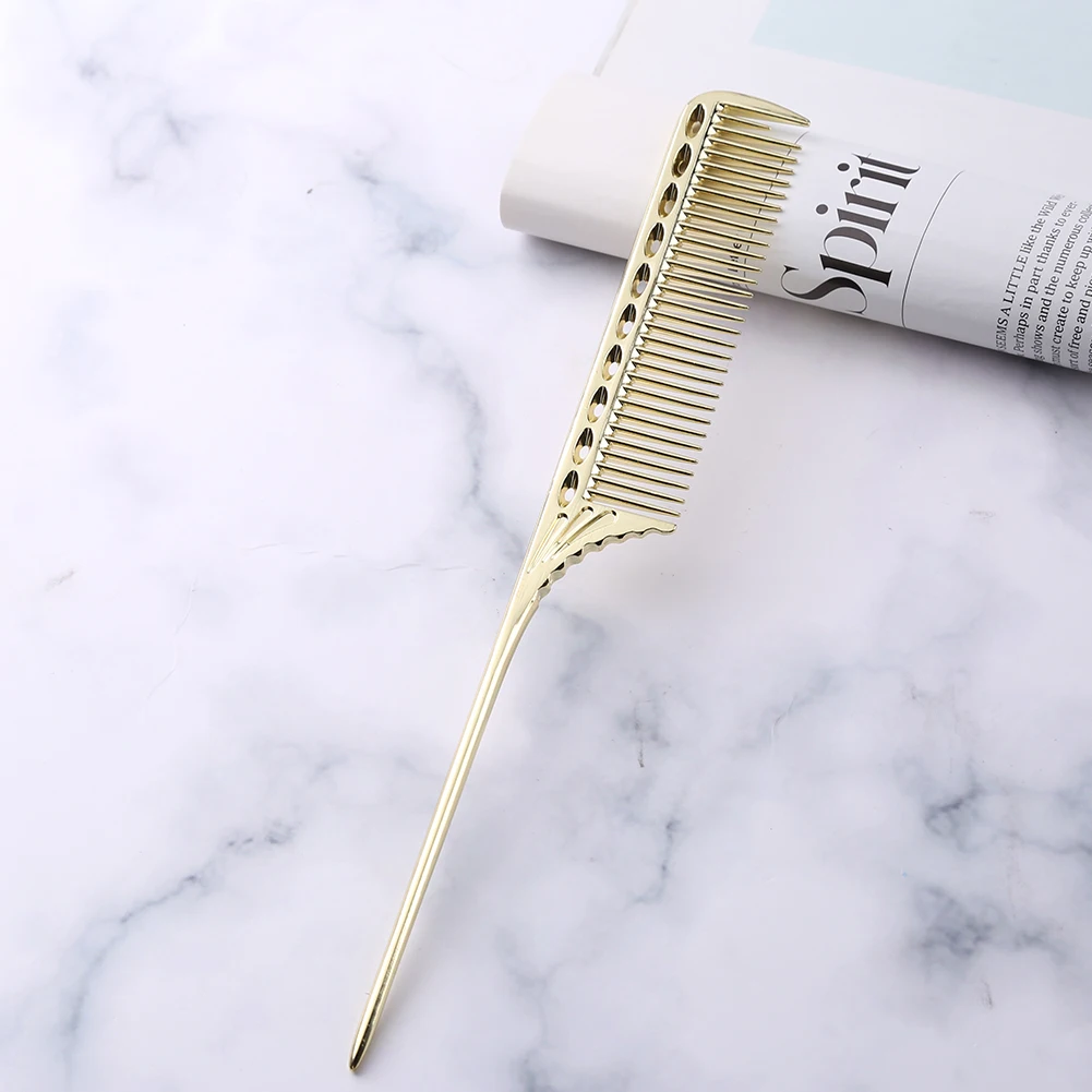 Щетка для волос космическая алюминиевая расческа Профессиональные