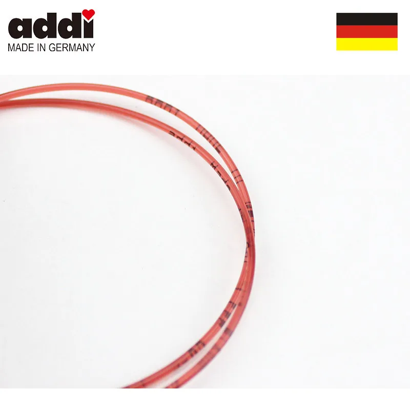 Квадратные круговые спицы Addi 717 7 80 см с яркими и гладкими металлическими