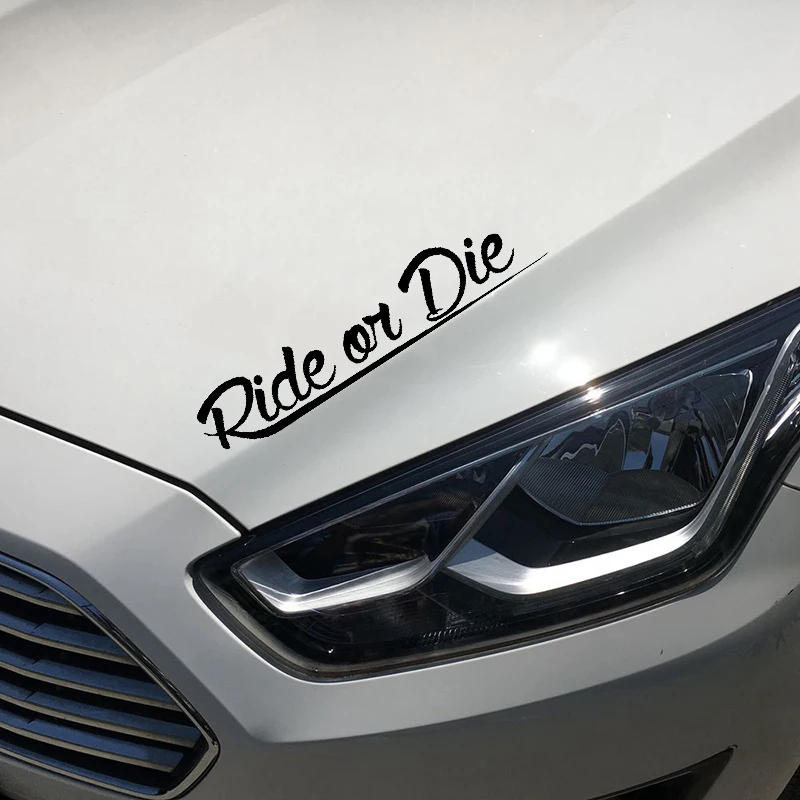 New Ride or Die Sticker Car Style Tuning Racing JDM car stickers and decals funny 17*3.2cm | Stickers