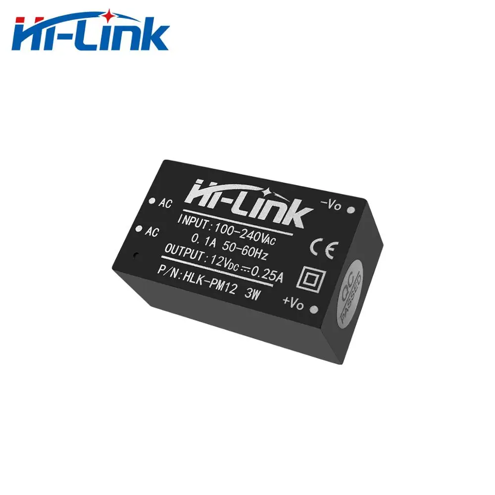 Бесплатная доставка 10 шт. * HLK PM12 Hi Link 3W 12V 250mA Выход AC DC переключатель источника