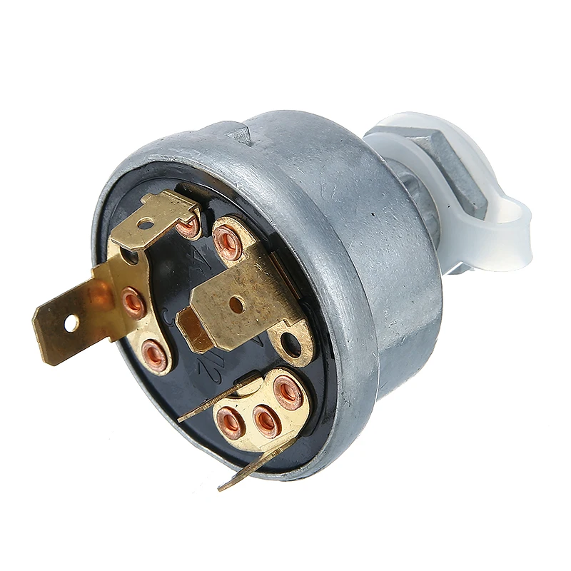 1 шт. 12 24 в автомобильный тракторный переключатель зажигания стартер с 2 ключами 4