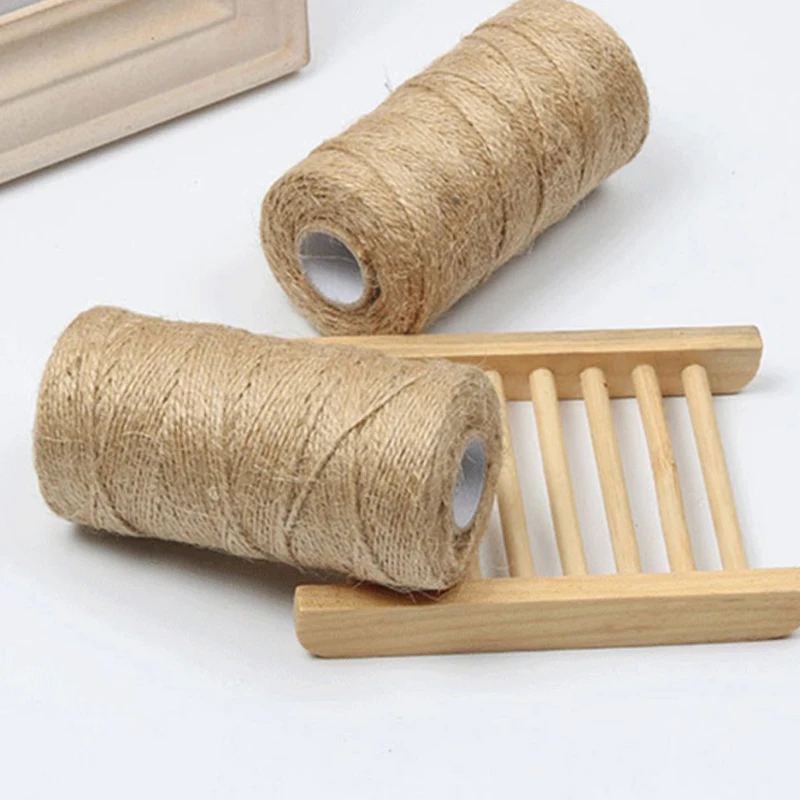 

Jut Twine Burlap Hemp Rope Party Wedding Gift Wrapping Cords Thread Scrapbooking Florists Craft Decor DIY P5275